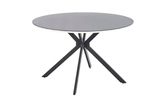 Spisebord 'Sestao' Rundt 120cm - Sort