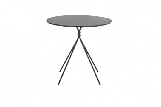 Spisebord 'Fondi' Rundt 80cm - Sort