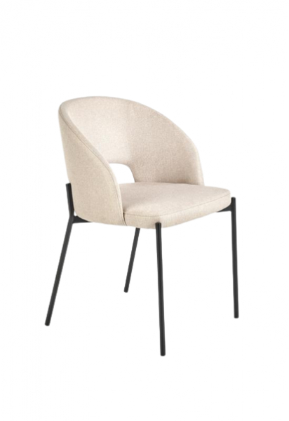 Stol 'Mieres' - Beige/Sort