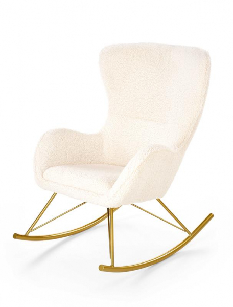 Gyngestol 'Lummelunda' - Creme/Guld