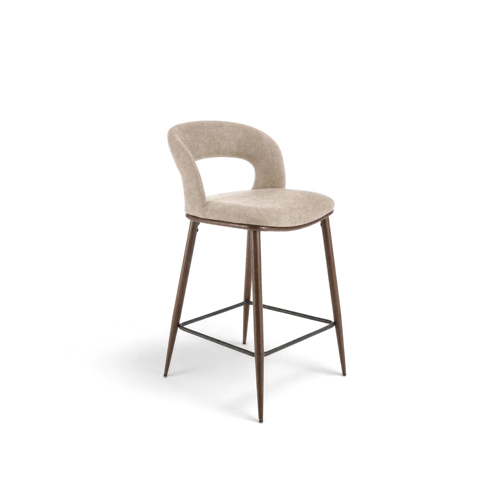 Barstol 'Vestby' - Beige/brun