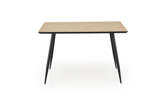 Spisebord 'Barto' 120cm - Natur/sort