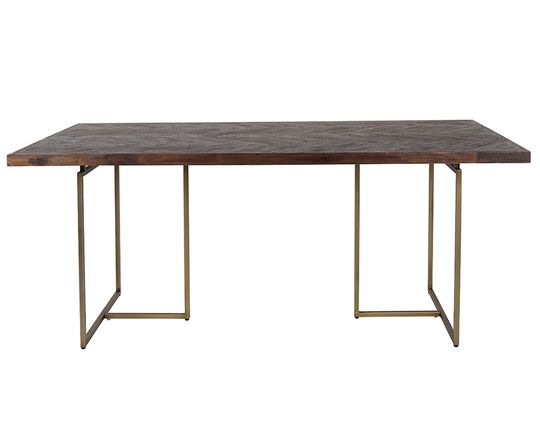 Spisebord 'Class' - 220x90cm - Brun