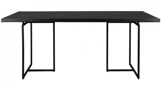 Spisebord 'Class' 180x90cm - Sort