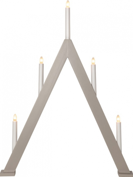 Adventsljusstage 'Albo' - Beige