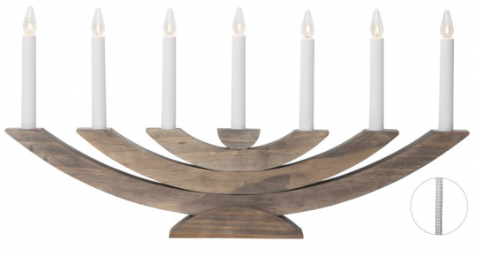 Adventsljusstage 'Navida' - Natur