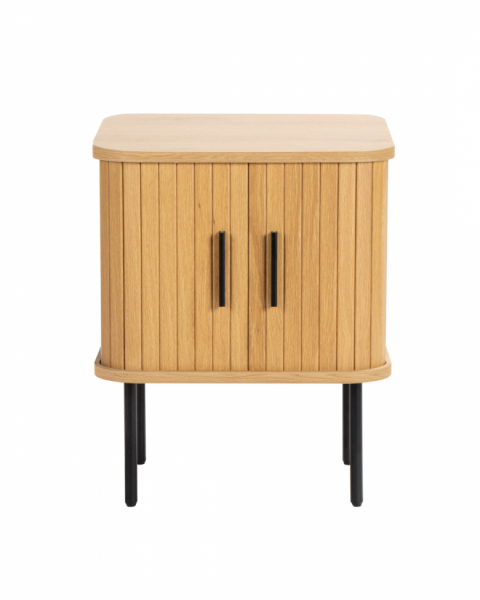 Natteskab 'Holmvik' - Natur/Sort