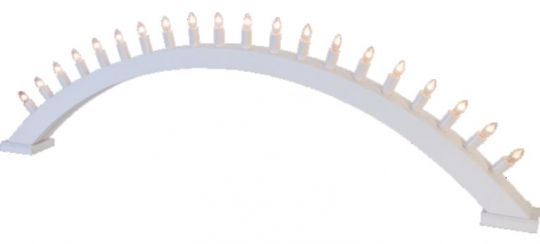 Lysestage 'Kulle' - Hvid