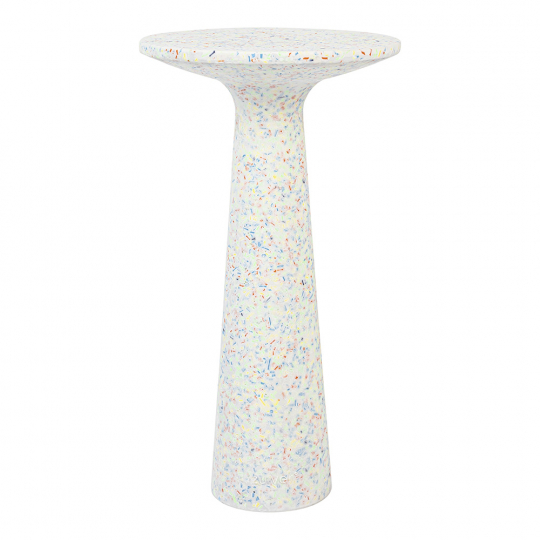 Sidebord 'Victoria' - Hvid/Multi