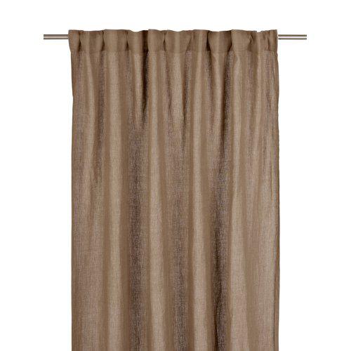 Gardin 'Julie' 2-pak 145x280 - Mørk Brun