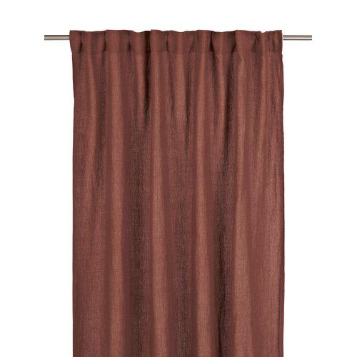 Gardin 'Julie' 2-pak 145x280 - Rød