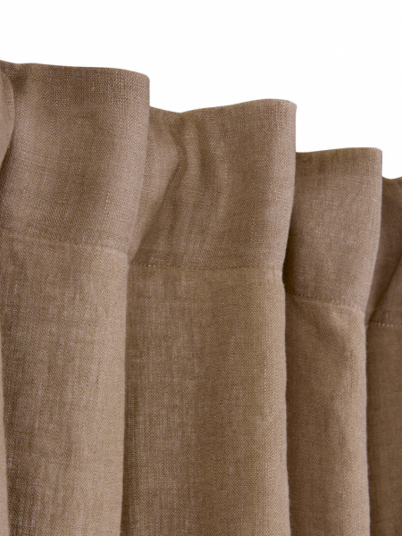 Gardinkappe 'Julie' 50x250 - Mokka
