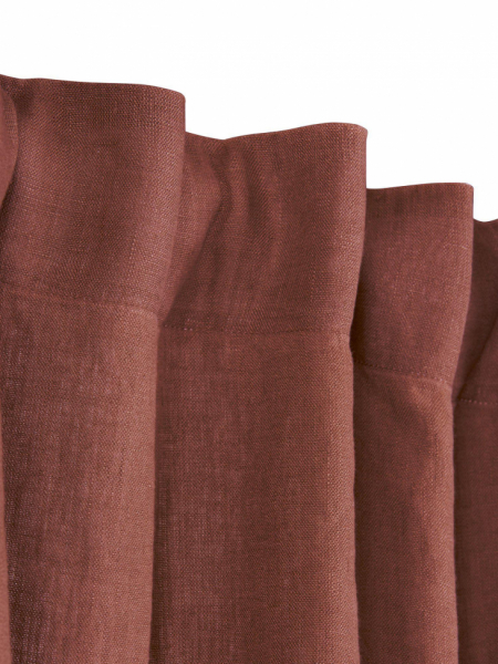 Gardinkappe 'Julie' 50x250 - Brun