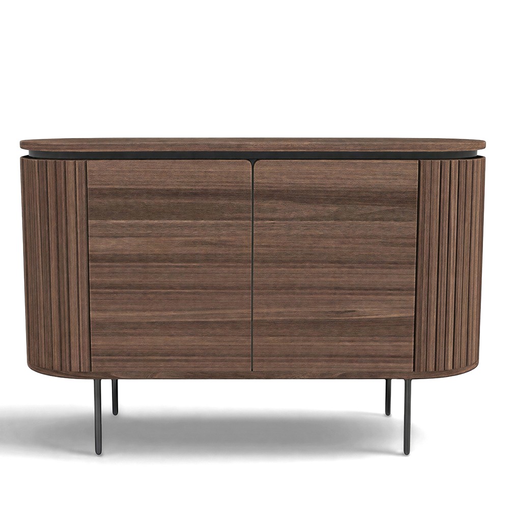 Sideboard 'K&auml;rra' - Valn&oslash;d/Svart