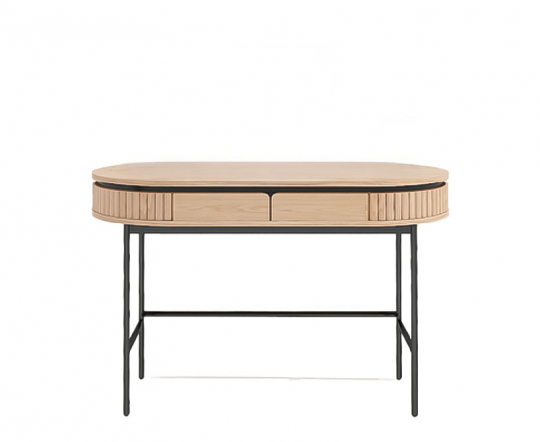 Skrivebord 'Fjällbacka' - Natur/Svart