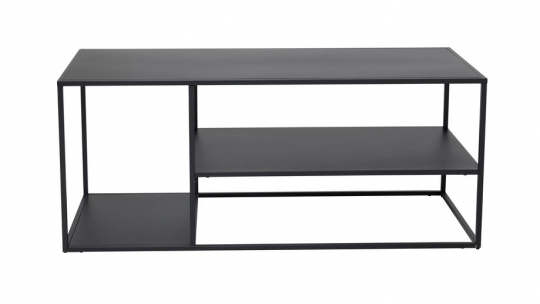 Sofabord 'Staal' 120x50cm - Sort
