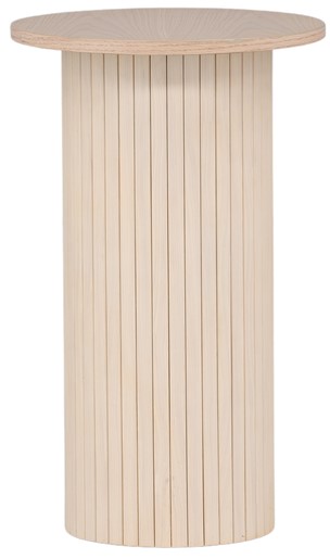 Sidebord 'Barkaby' Rund 40cm - Beige