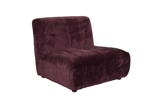 Sofa 'Giada' 1-sæde - Blomme