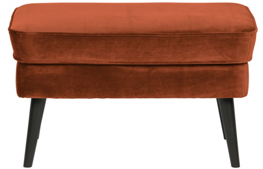 Puf 'Rocco' - Rust/Sammet