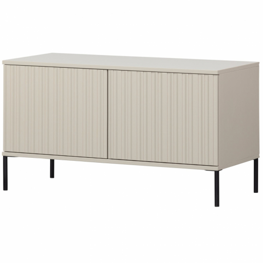 TV-bord ‘New Gravure’ 100 cm - Beige/Sort