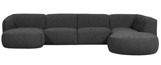 Sofa højre 'Polly' - Grå