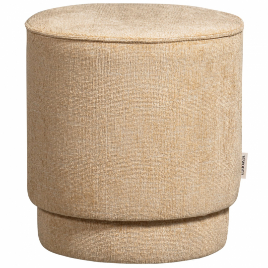 Puf ‘Pearl’ - Beige/gul