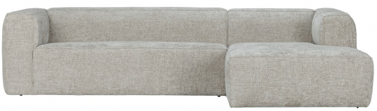Sofa 'Bean' 4-personers - Lysgrå