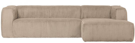 Sofa 'Bean' 4-sæder - Beige/Manchester