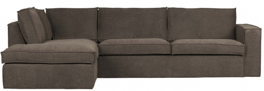 Sofa 'Freddie' 4-sæder - Mørkebrun