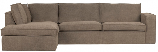 Sofa 'Freddie' 4-sæder - Lys brun