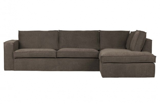 Sofa 'Freddie' 4-sæder - Mørkebrun