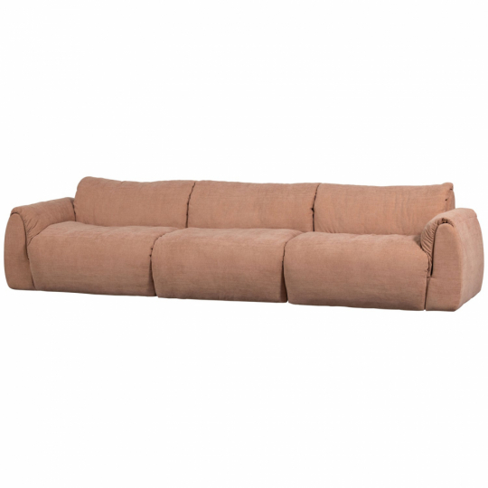 Sofa ‘Baggy’ 3-sits - Brun/Rosa