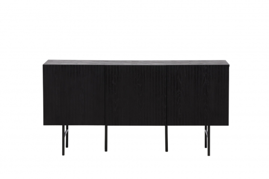 Skab 'Björkön' 150x75 - Sort