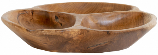 Træskål 'Nola Teak' - Natur