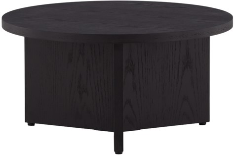 Sofabord 'Smögen' Rund 85cm - Sort