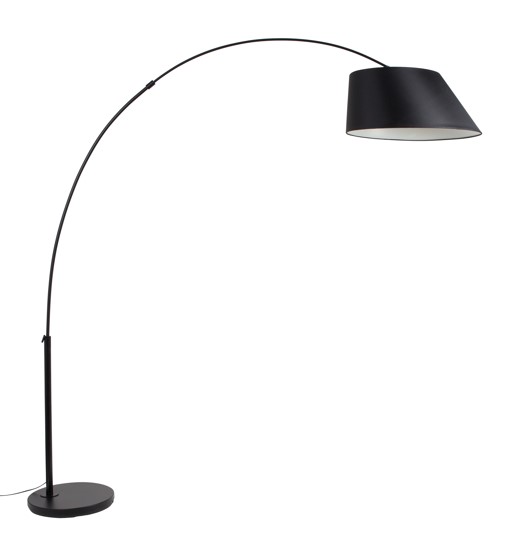 Gulvlampe 'Arc' - Sort