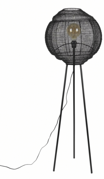 Gulvlampe 'Meezan' - Sort
