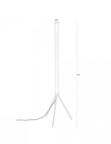Gulvlampe 'Scotty' 51x51 - Beige