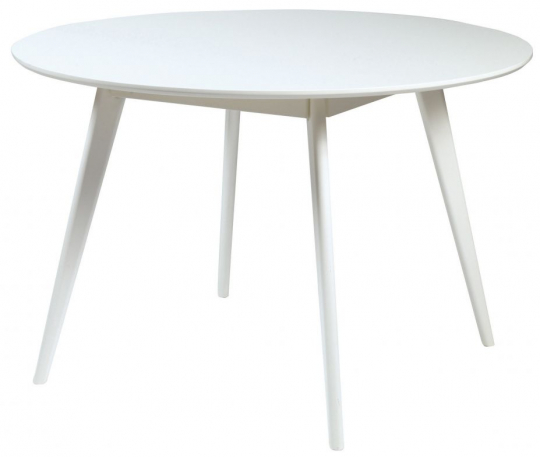 Spisebord 'Yumi' Rundt 115cm - Hvid