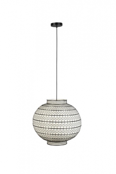 Rund Loftlampe 'Ming 45' - Hvid
