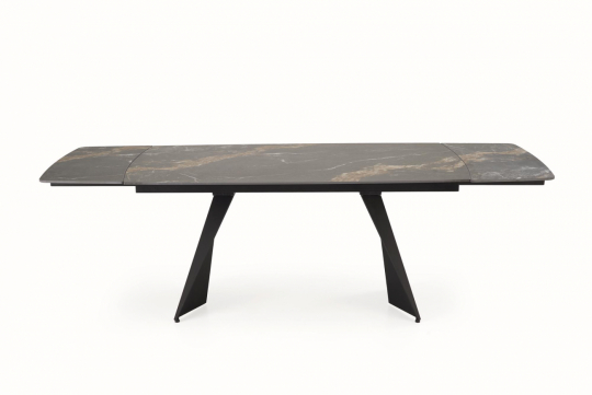 Spisebord 'Armani' 165-241cm - Sort