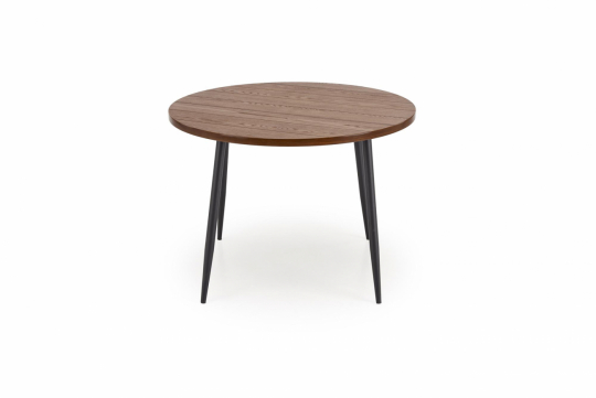 Spisebord 'Barry' Rundt 105cm - Natur/sort