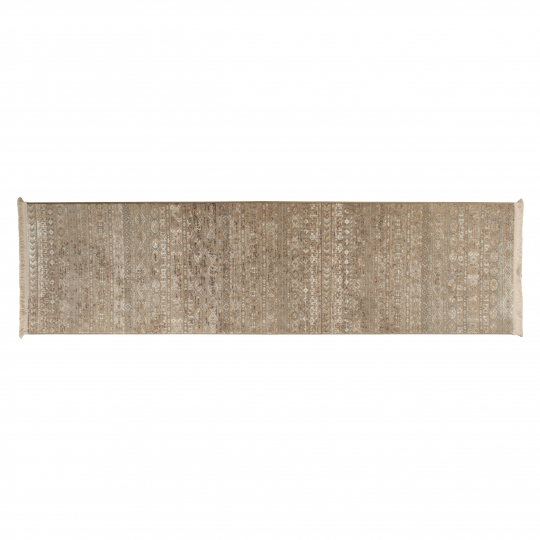 Tæppe 'Shisa' 67x245 - Forest/Beige