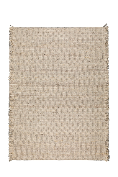 Uldtæppe 'Frills' 170x240cm - Beige