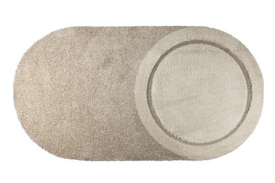 Uldtæppe 'Spark' - Beige
