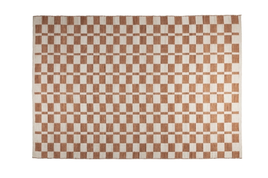 Tæppe 'Checker' 160x230cm - Beige