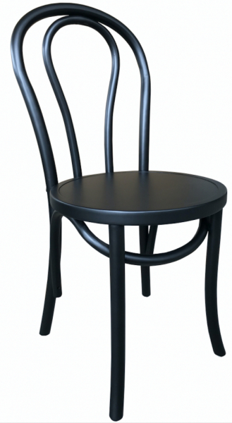 Stol 'Bistro' - Træ/Sort