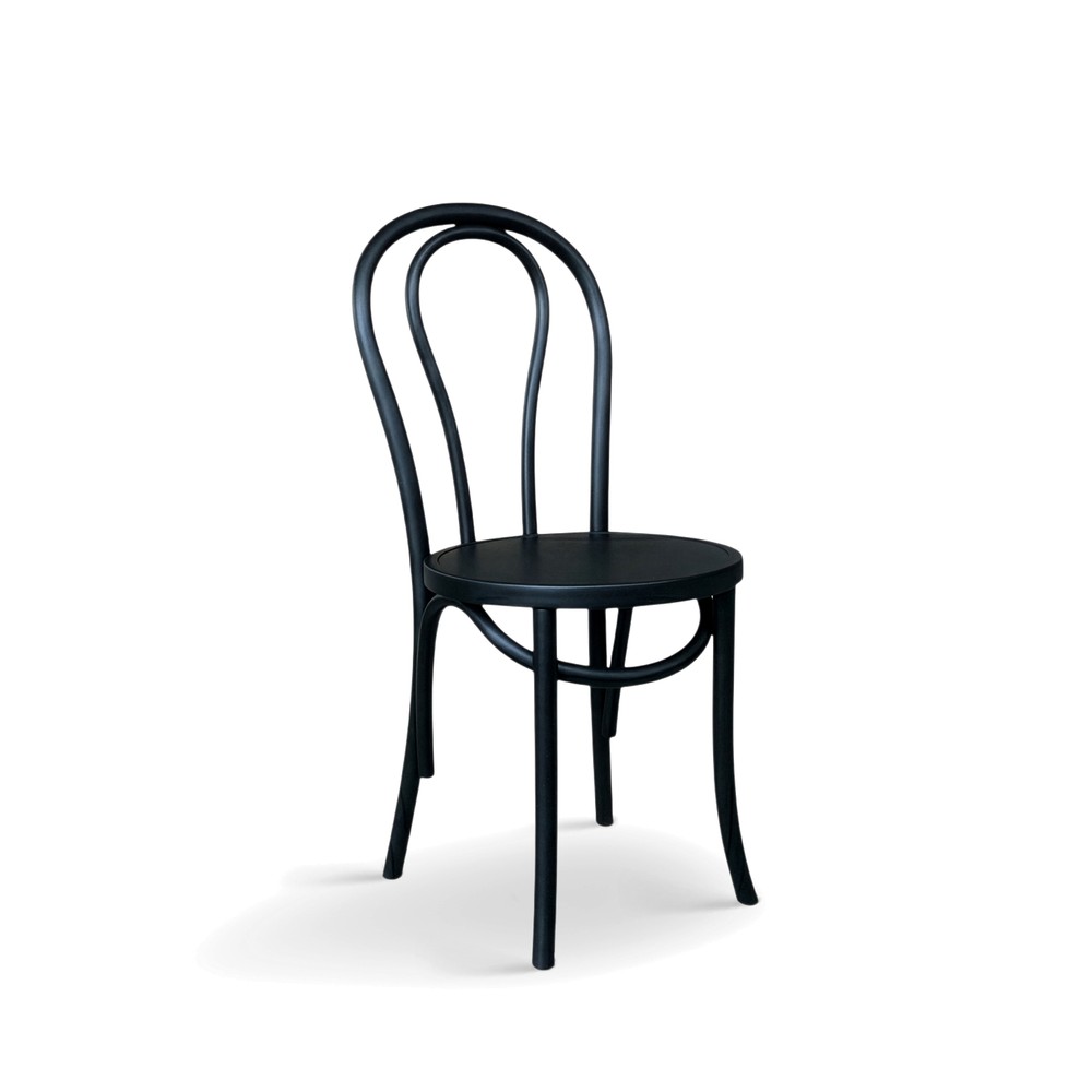 Stol 'Bistro' - Træ/Sort