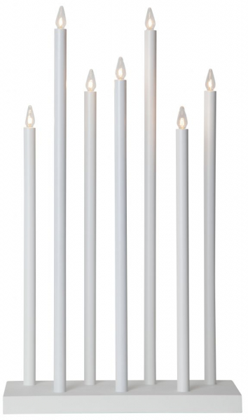 Adventskrans 'Holy' 7 Lygter - Hvid