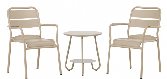 Café sæt 'Herrljunga' - Beige